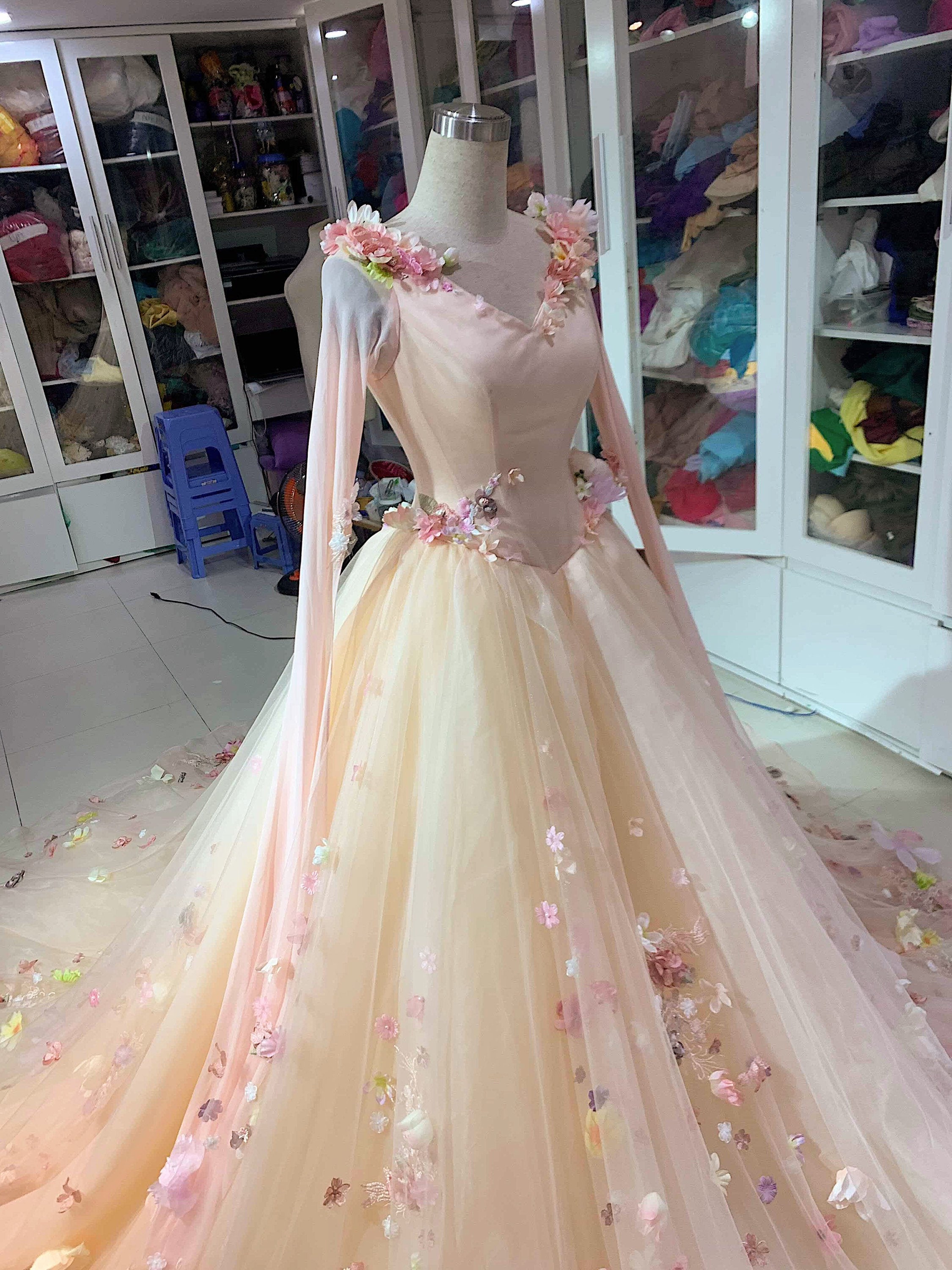 Aurora Inspired Gown Sleeping Beauty Costume Aurora Wedding Dress