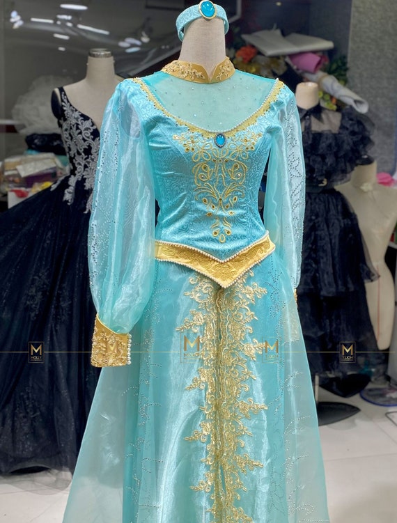 Set Princesa Jasmine Aladdin Adultos Cosplay, Disfraz, Princesa -   México