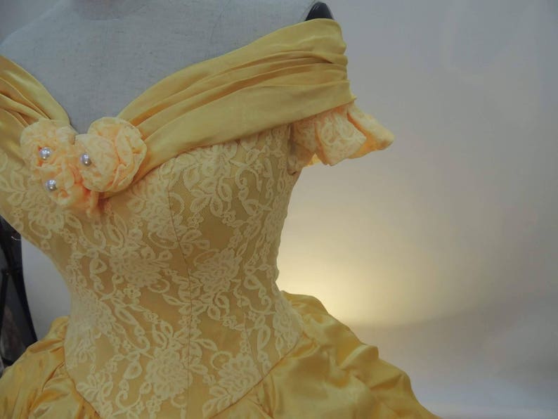 Belle Costume Inspired Princess Disney Belle Dress Adult - Etsy