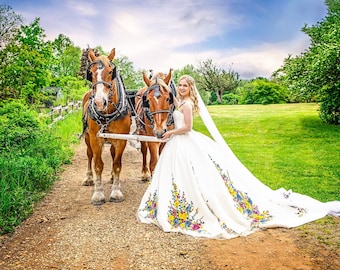Cinderella Wedding Dress, Cinderella Live action Inspired, Wedding Dress, White Wedding Dress,