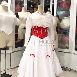 Mary Poppins Cosplay Dress image 3