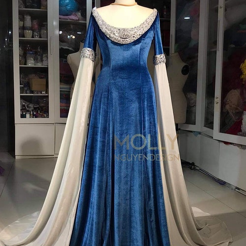 arwen dress blue Arwen Hot Pink / 00