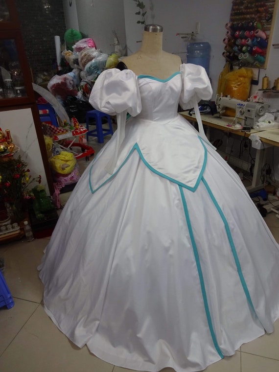 disney ariel wedding dress