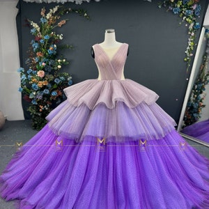 Purple Sparkle Dress inspired Costume for Show, Prom full-length-  eras outfit