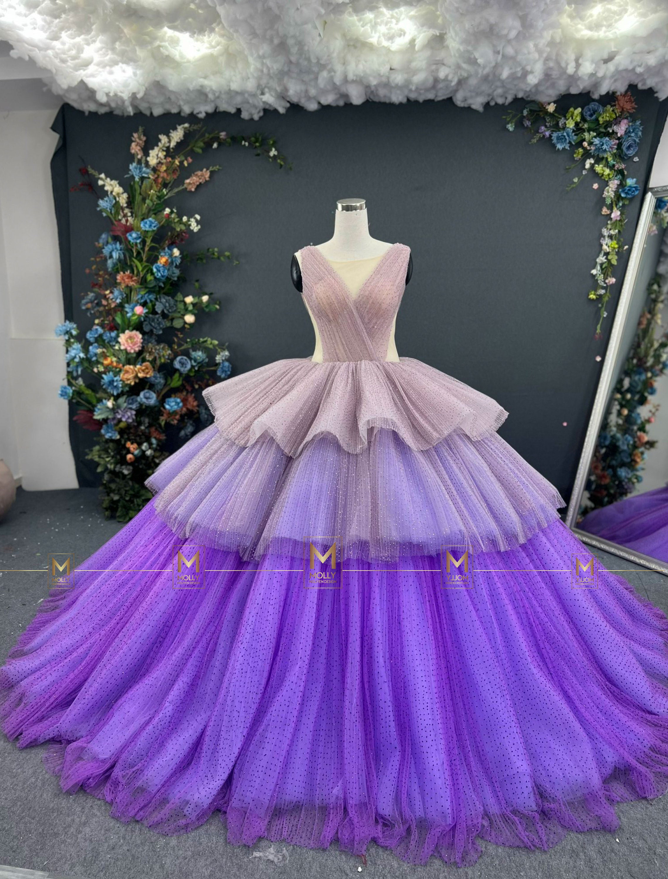 Taylor Swift The Eras Tour Gradient Purple Ball Gown, Gorgeous Long Prom Dresses, Newest Prom Dresses Taylor Swift The Eras Tour Gradient Purple Ball Gown, Gorgeous Long Prom Dresses, Newest Prom Dresses