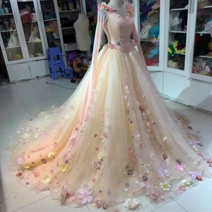 moonflower23: Giselle's wedding dress made with