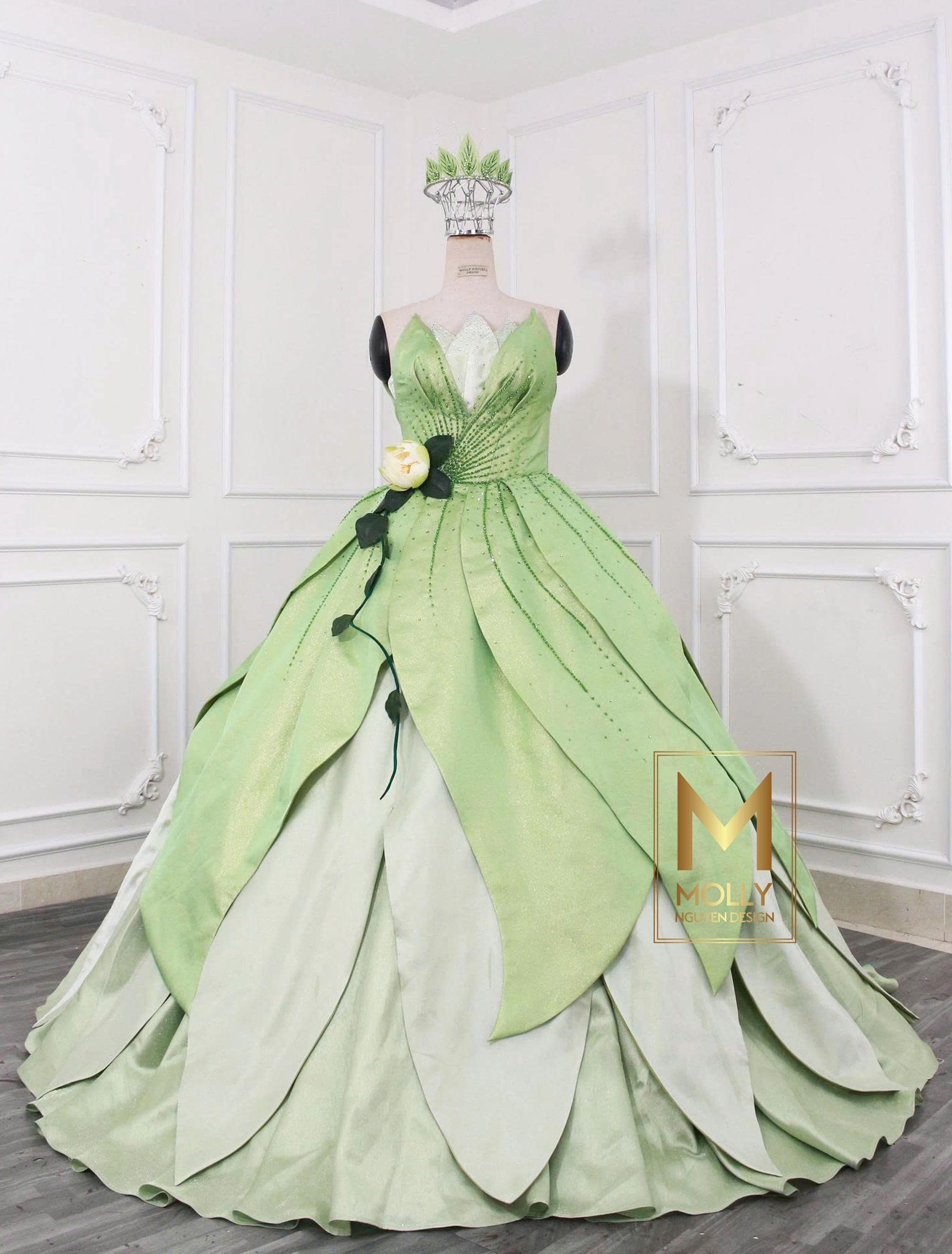lottie dress princess and the frog Girl's Disney & Charlotte La Bouff Costume Its all about the details Vote for your LEAST favorite
