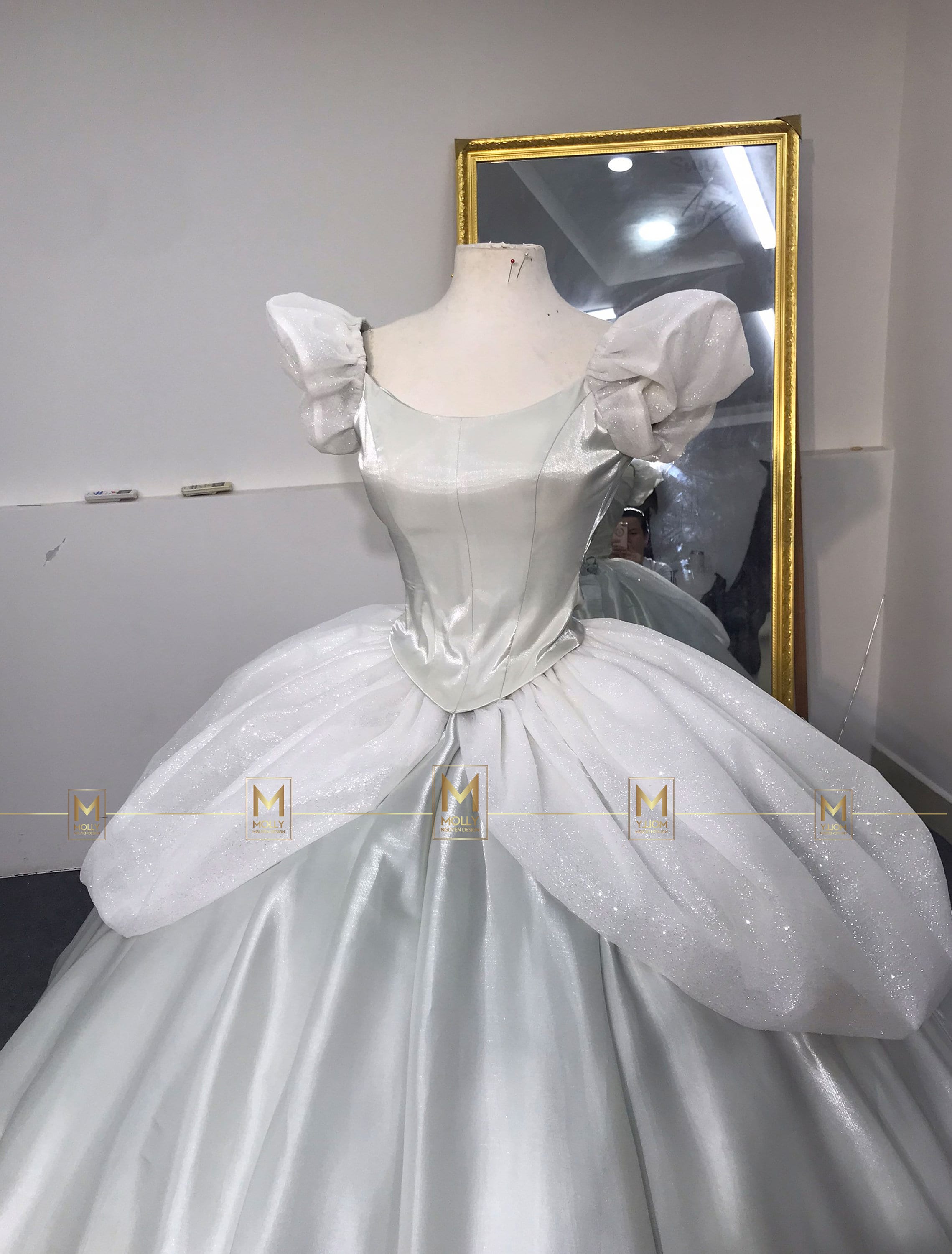 シンデレラの白いドレス - ディズニープリンセス風、シンデレラの