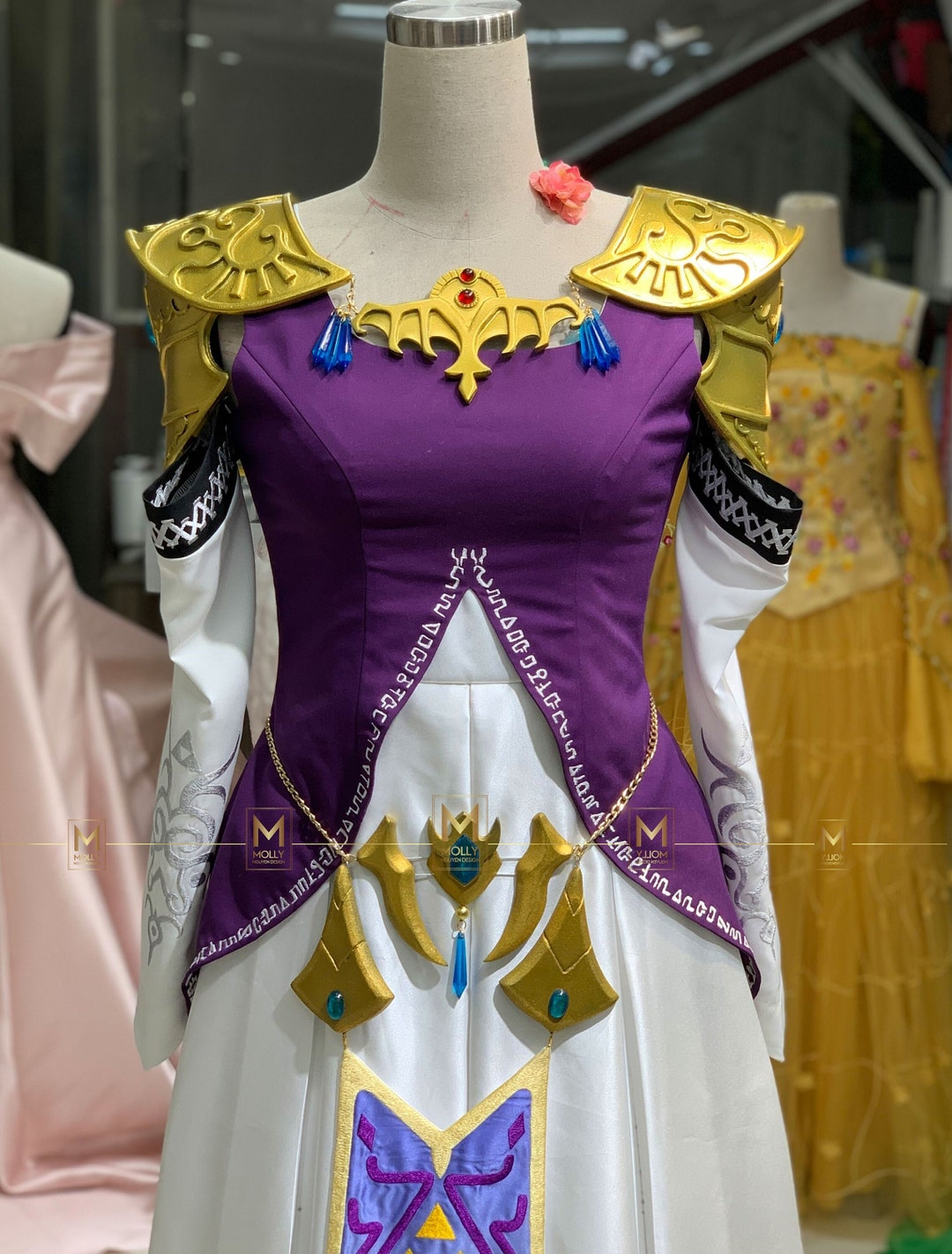 Princess Zelda Belt Ocarina of Time Cosplay Costume -  Sweden