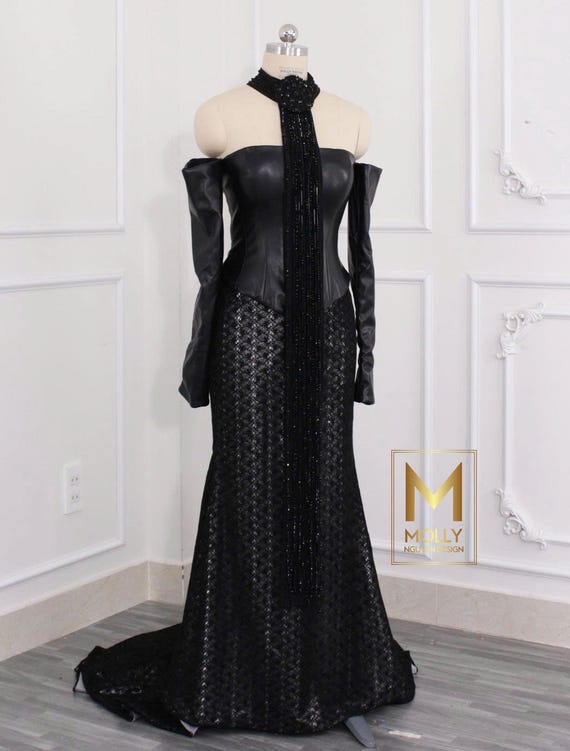 white dress with black lace Princesa White Lace Drop Waist Maxi Dress - XS Size - Women's Dresses