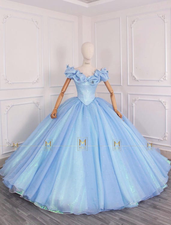 princess polly baby blue dress Blue Princess Dress Aesthetic main image 0