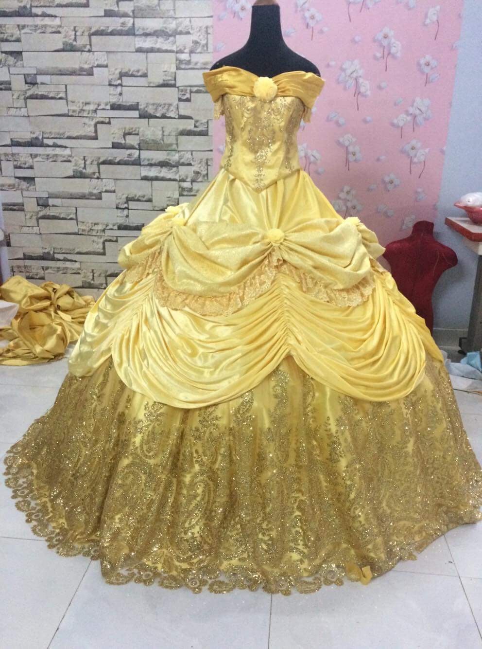 Sparkly Belle Costume, Beauty And The Beast, Disney Princess Costume ...