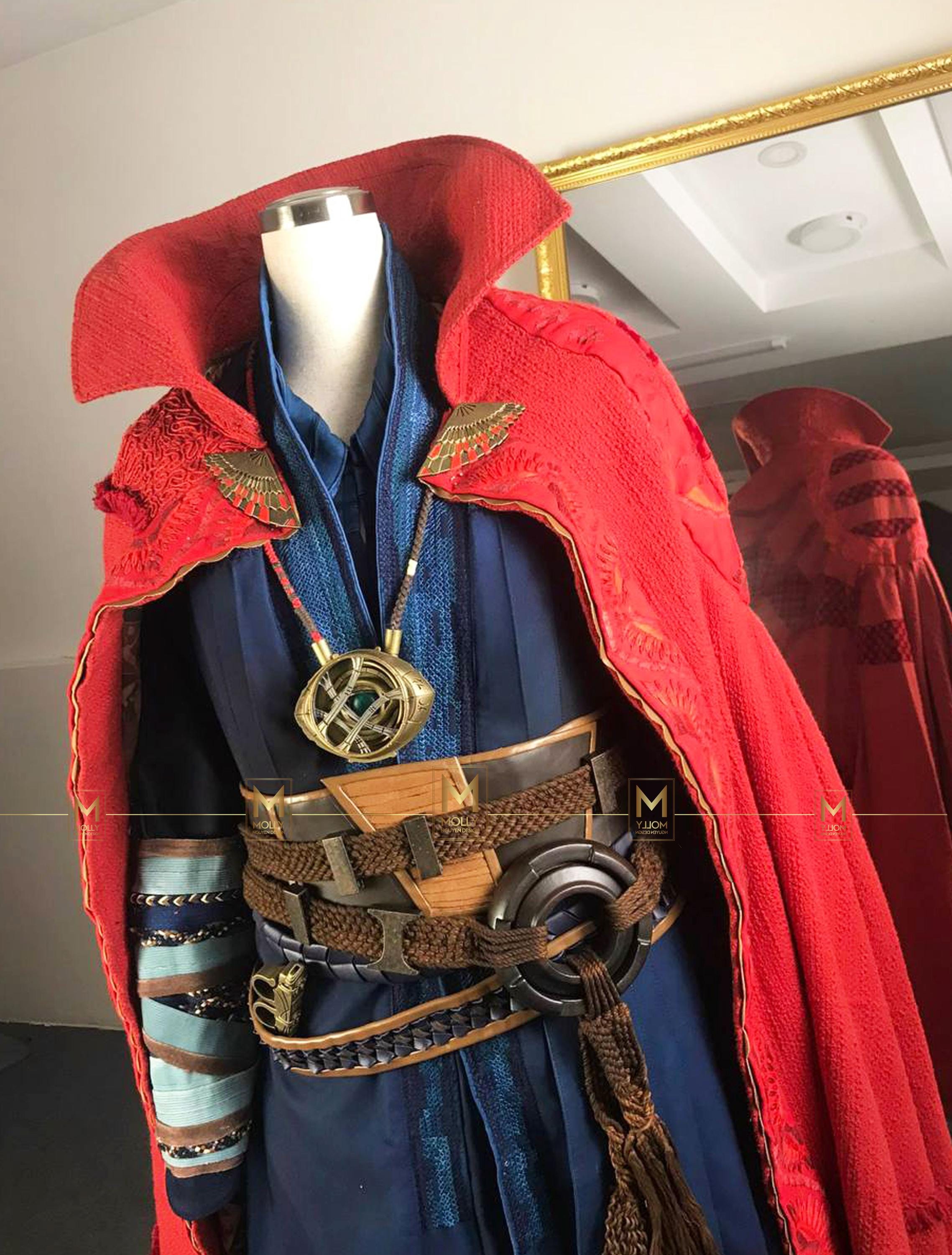 ドクター・ストレンジのコスプレ衣装フルセット - スーパー