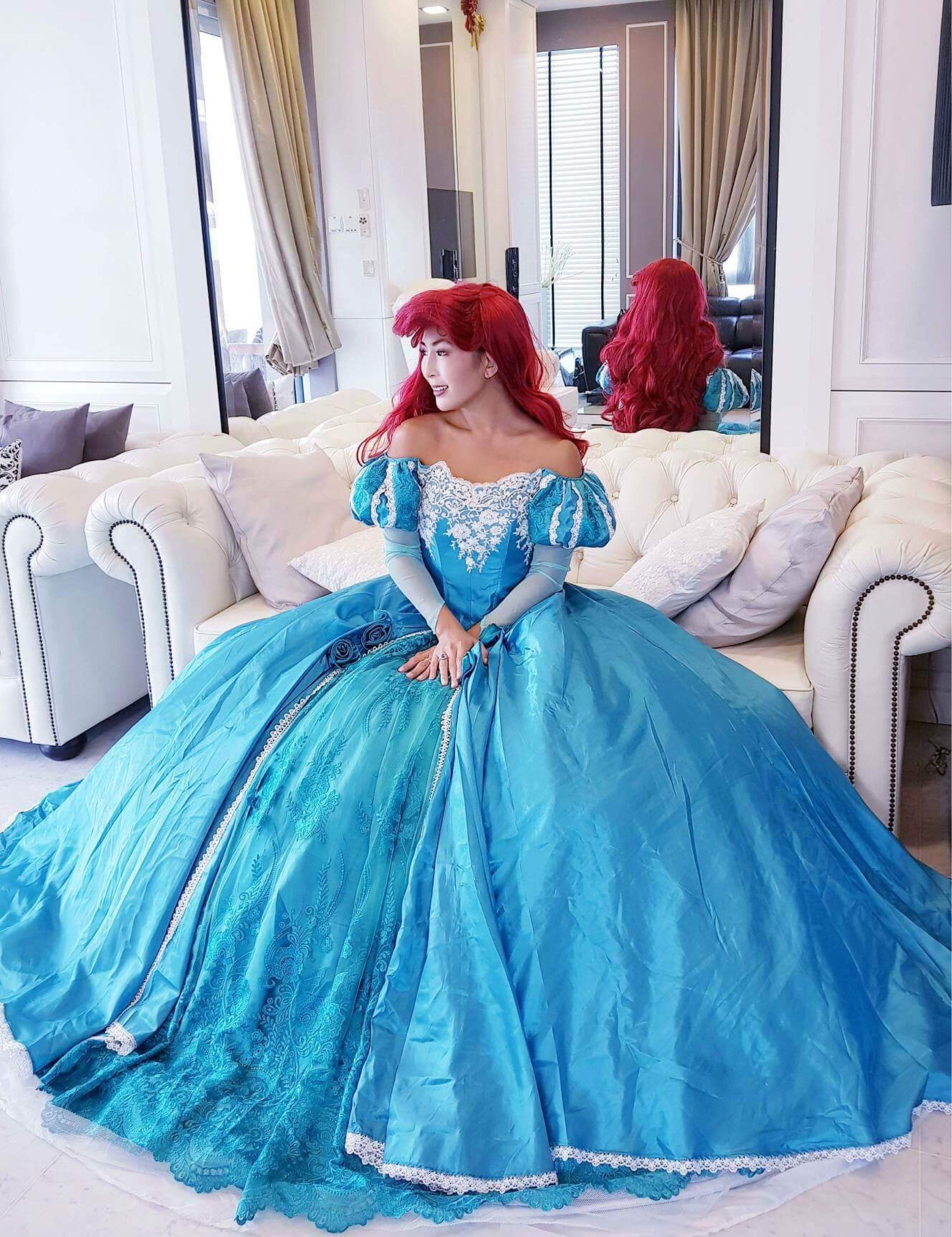 ariel’s blue dress