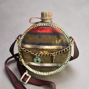 Post Apocalyptic Canteen - Survival Water Bottle - Military Flask - Postapoc Water Holder - Wasteland Accessories - Tactical Equipment