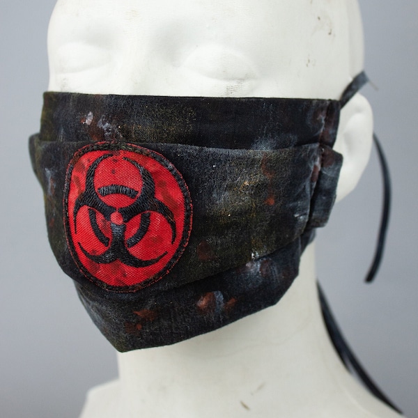 Biohazard Mask Cover - Post Apocalyptic Mask - Mask Cover - Breathable Mask - Washable - Mask covers mouth and nose - Cover for Medical Mask