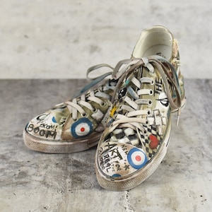 Well worn plimsolls outlet