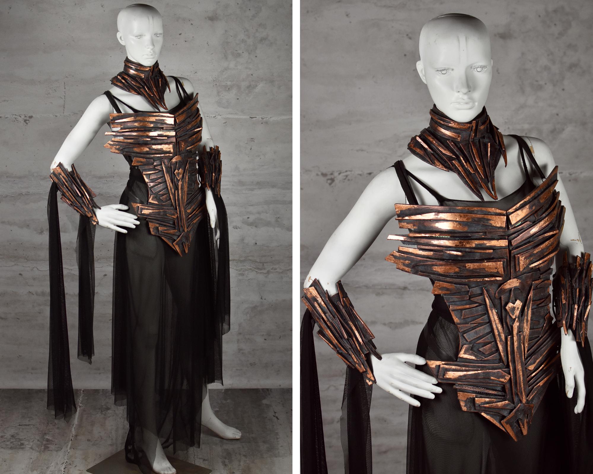 FULL COSTUME: Dark Queen - Mystery Eva Foam Outfit - Handmade Piece - Made to Measure - LAPR Clothing - Ethereal Vibe Wear
