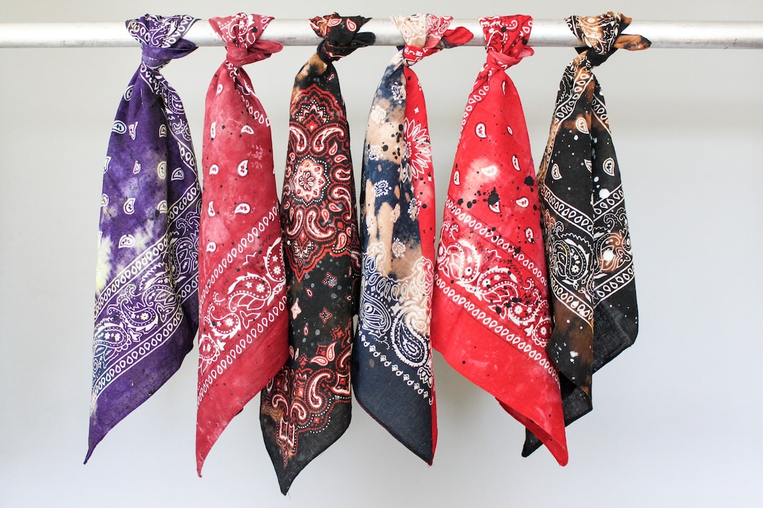 小物 NICENESS BUG Bandanna Scarf Spruce Jigsaw Bandana – Block Shop