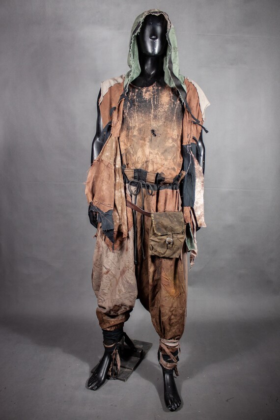 FULL COSTUME Post Apocalyptic Tribe Tribesman Cosplay Postapoc