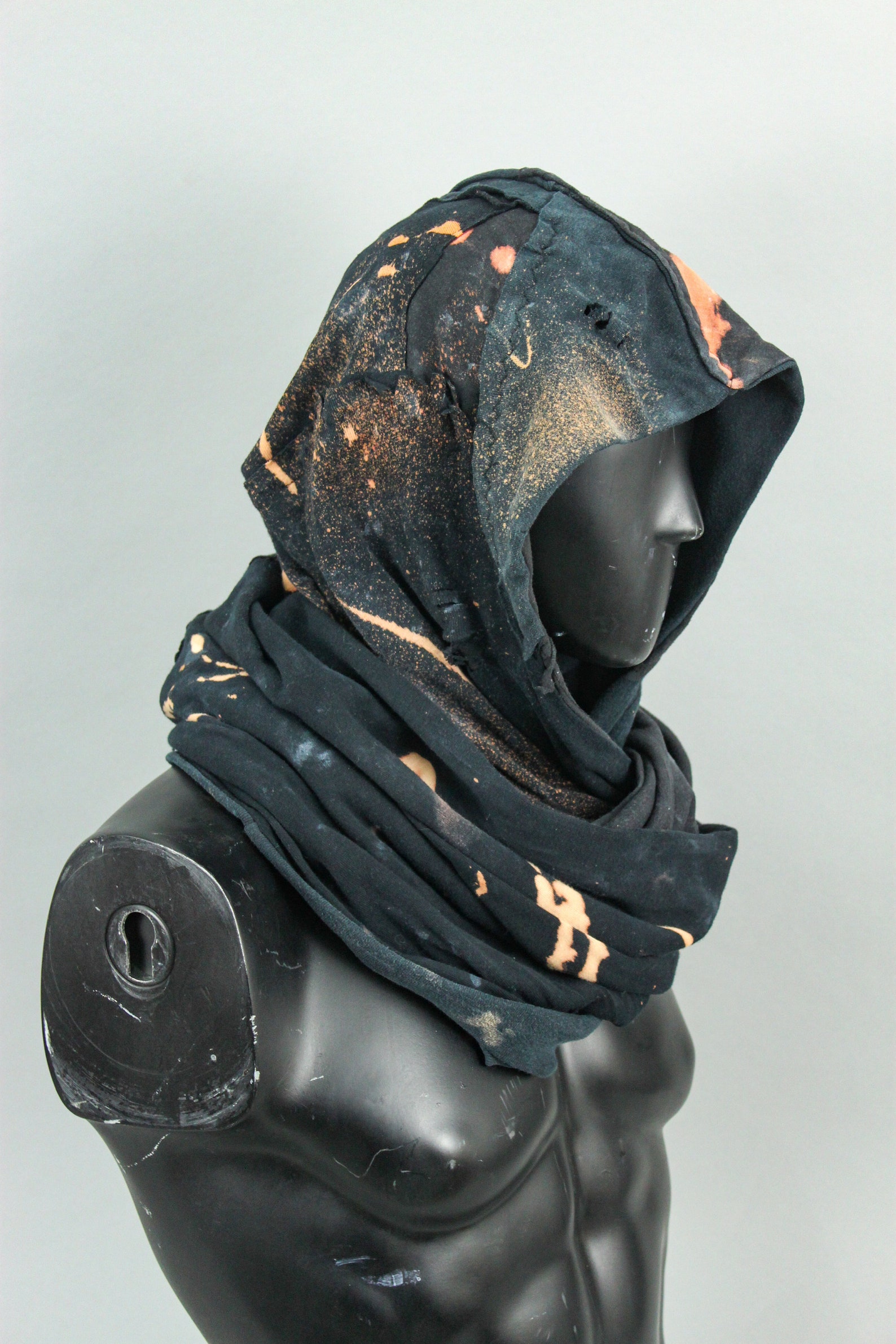 Post Apocalyptic Hood Urban Rebel Scarf Handmade Head Etsy UK