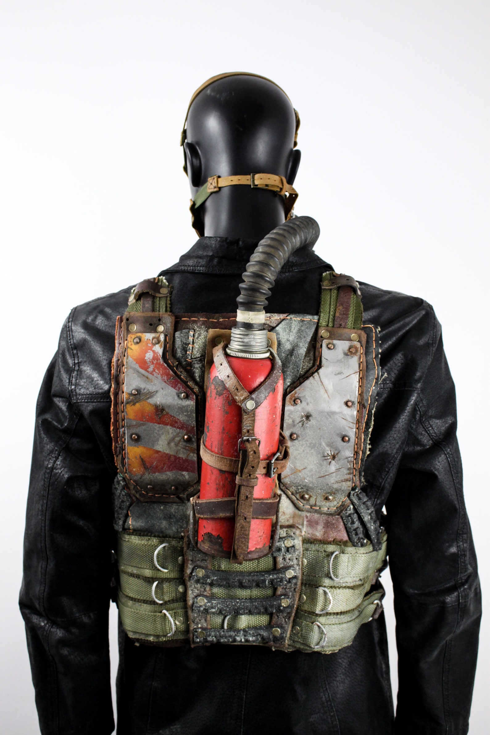 Leather Vest Armor Post Apocalyptic Armor Wasteland Etsy