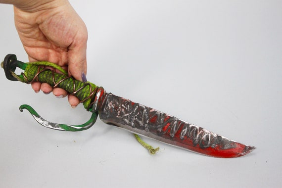 Zombie Wooden Samurai Katana Sword with Scabbard Cosplay Weapon