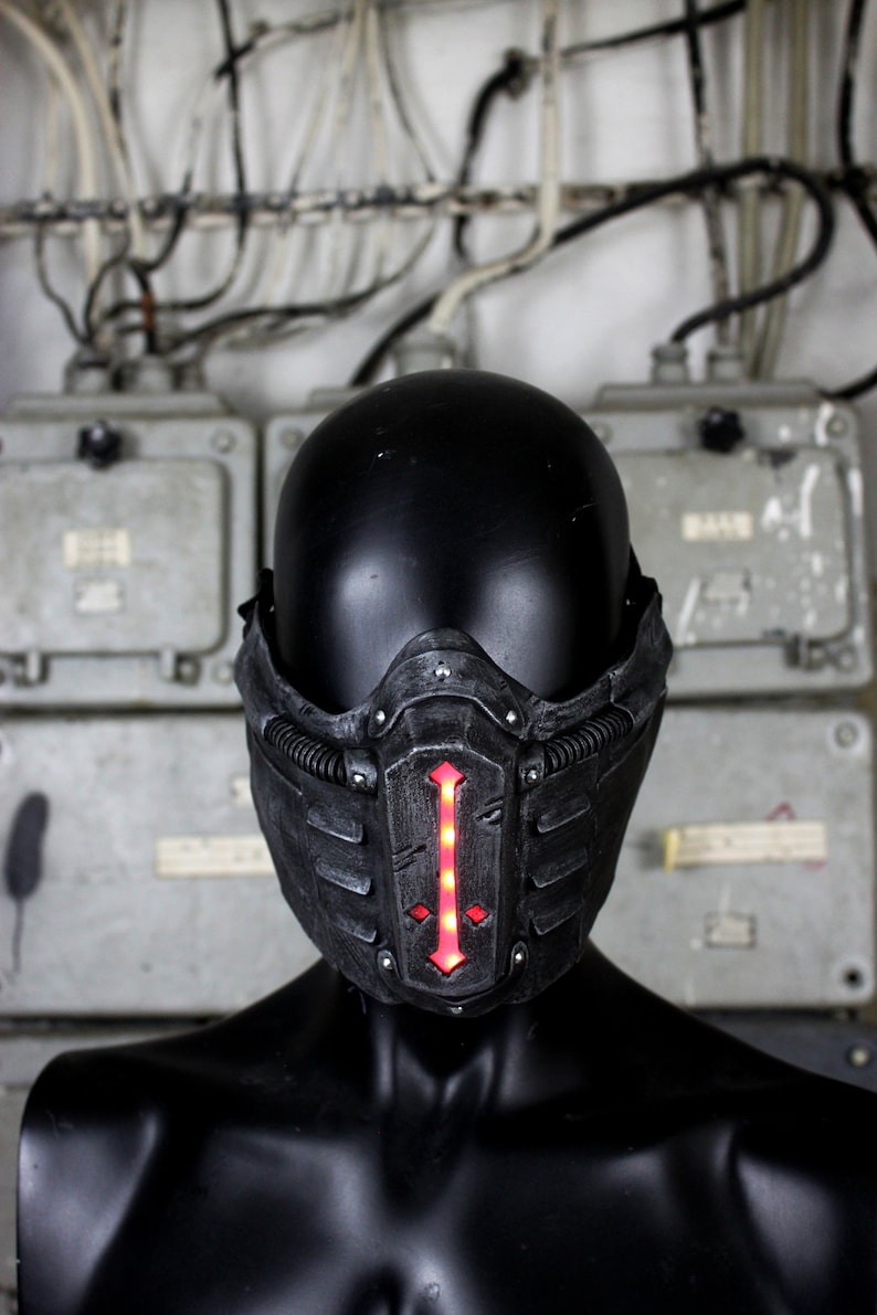 Cyberpunk Mask Steampunk Mask Post Apocalyptic Mask Etsy