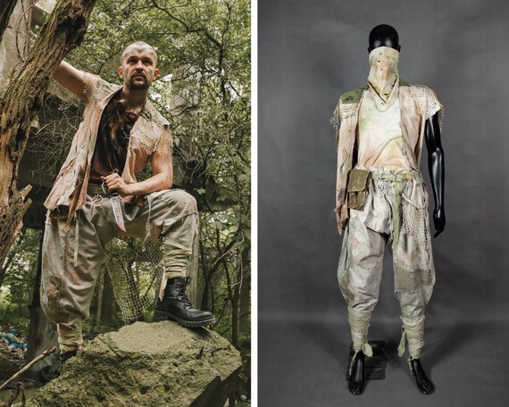 FULL COSTUME Wasteland Nomad Desert Rover Outfit Post Apocalyptic Clothing Tailor Made Festival Costume Hand Crafted LARP Clothes Etsy UK