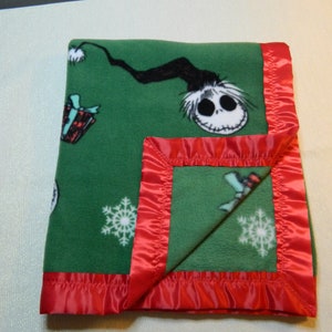 Fleece Blanket - Jack Skellington Christmas Licensed Trademark