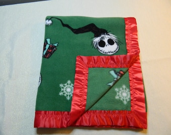 Fleece Blanket - Jack Skellington Christmas Licensed Trademark