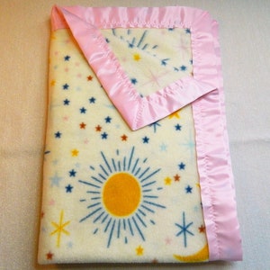 Fleece Blanket - Sun and the Moon and the Stars