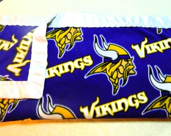Fleece Blanket - Minnesota Vikings Licensed Trademark NFL