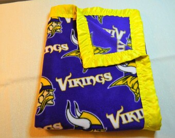 Fleece Blanket - Minnesota Vikings Licensed Trademark NFL