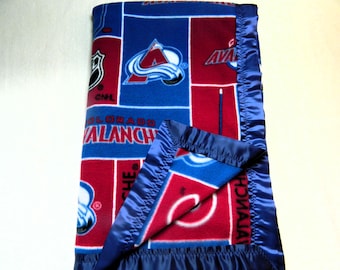 Fleece Blanket - Colorado Avalanche Licensed Trademark NHL