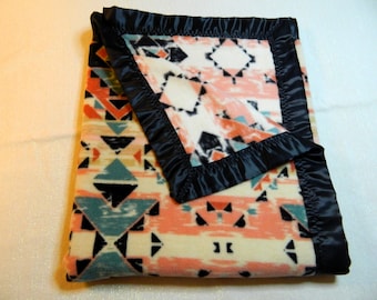 Fleece Blanket - Aztec Pattern