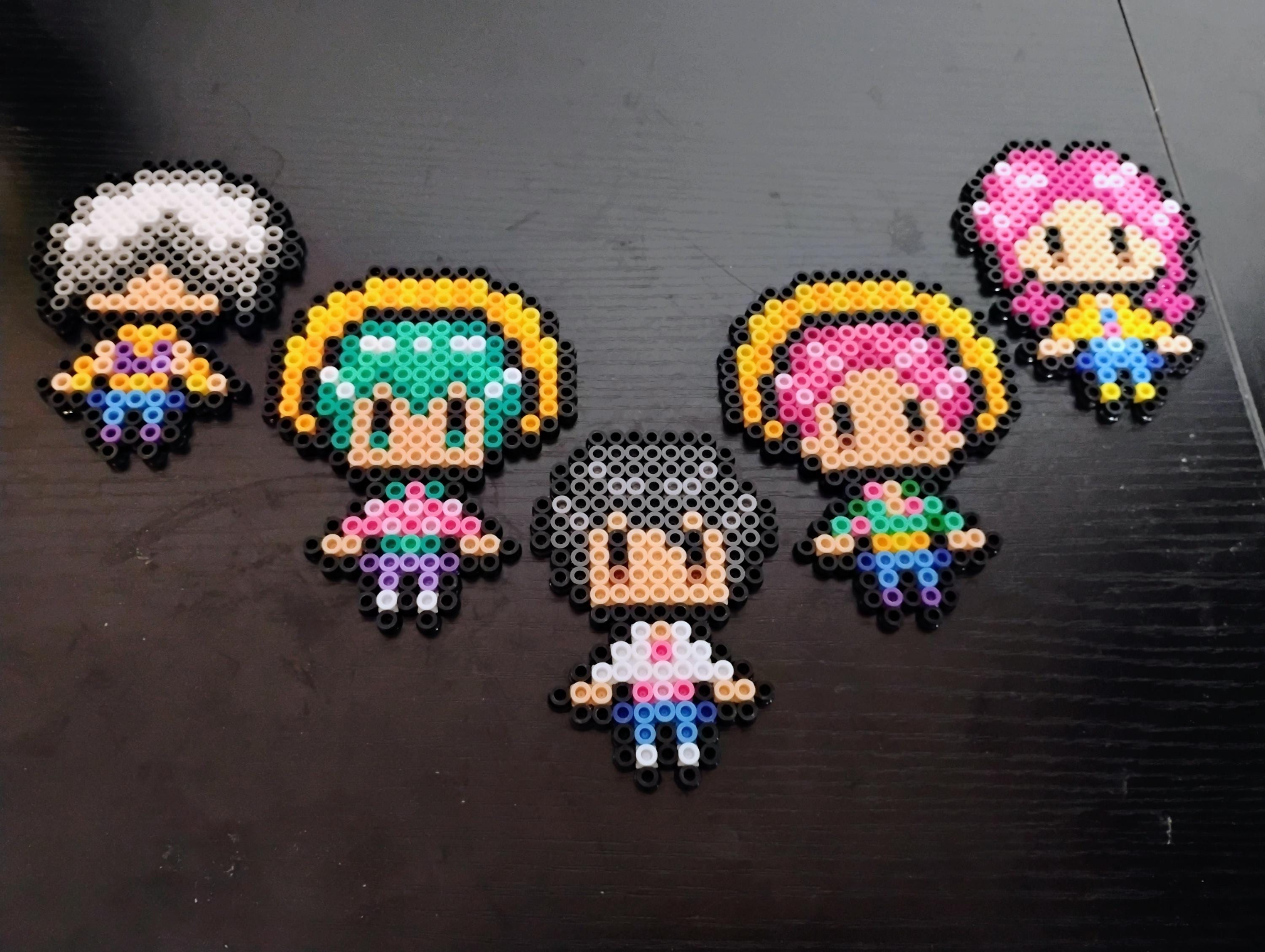 Saja Boys Kpop Demon Hunters Keychain Perlers - Etsy