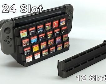 Nintendo Switch Dock-gamecartridgehouder - Dock-add-on om 12 of 24 games weer te geven