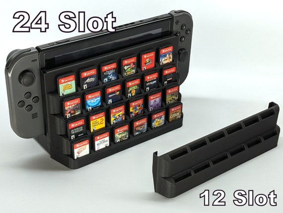 Nintendo Switch Dock Game Cartridge Holder Dock Add-on to Display 12 or 24  Games -  Sweden