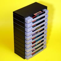 2 Rows - Rack Display for Super Nintendo Entertainment System SNES NTSC ...