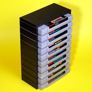 Stackable SNES Cart Organizer