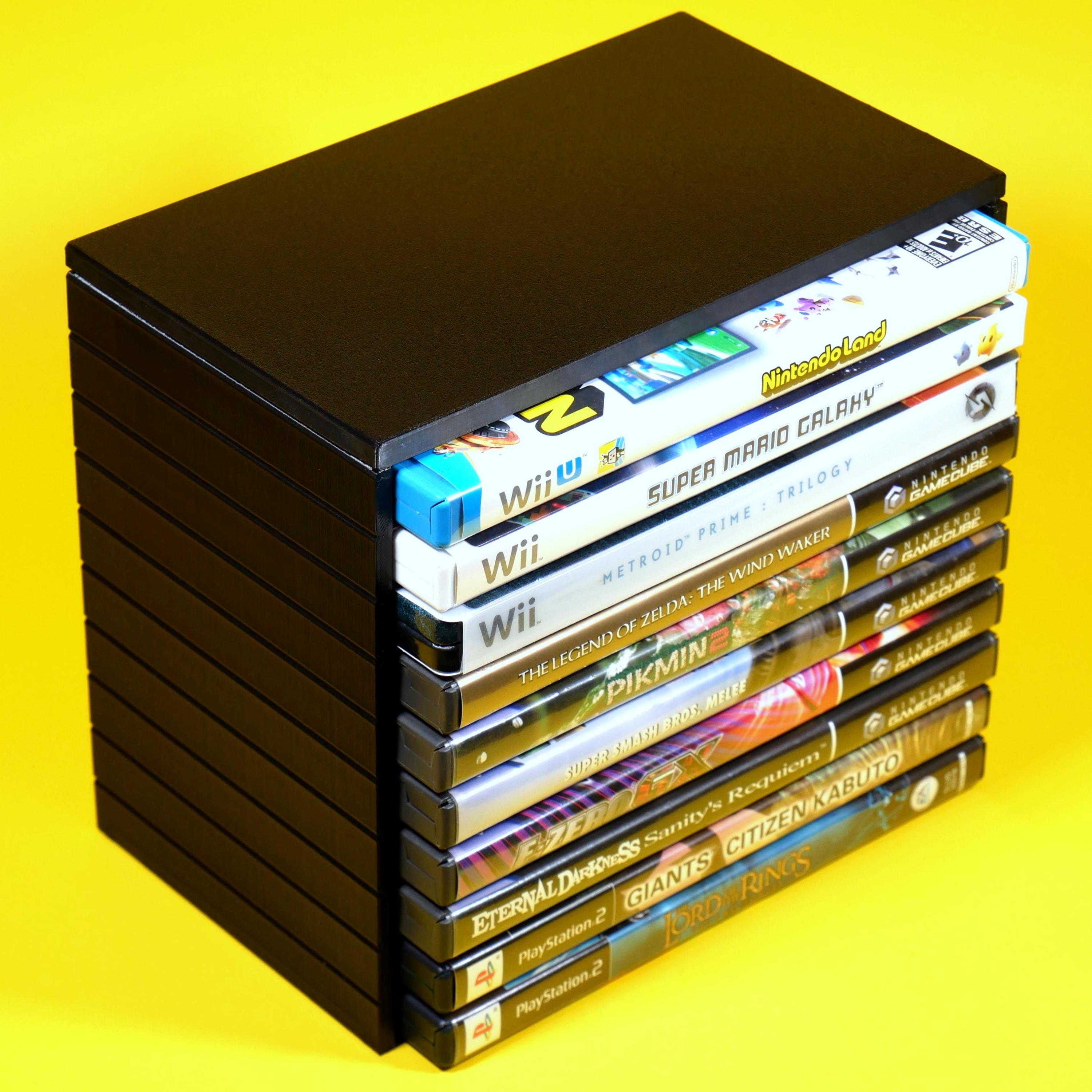 Stackable Game Disc Case Organizer