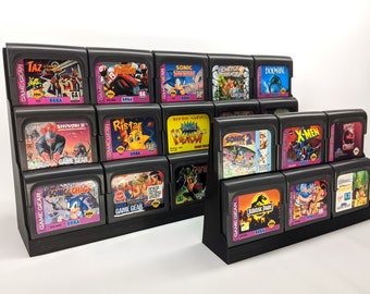 Game Gear Cartridge Display Tower - Store and Display Your GameGear Collection!