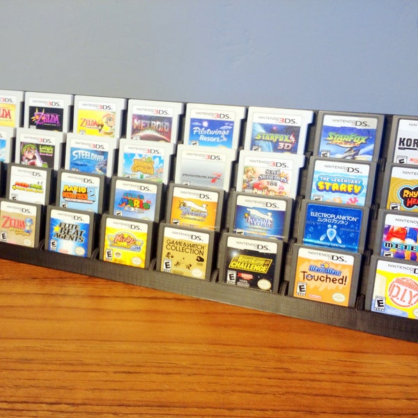 3DS & DS Cartridge Display Tower - Store and Display Your Nintendo DS / 3DS Game Collection!