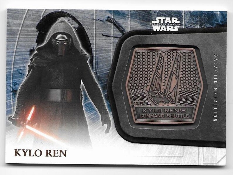 Topps Lucasfilm Star Wars The Force Awakens Kylo Ren Galactic | Etsy
