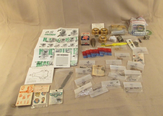 Vintage New Old Stock NOS Veco Products RC Airplane Parts 