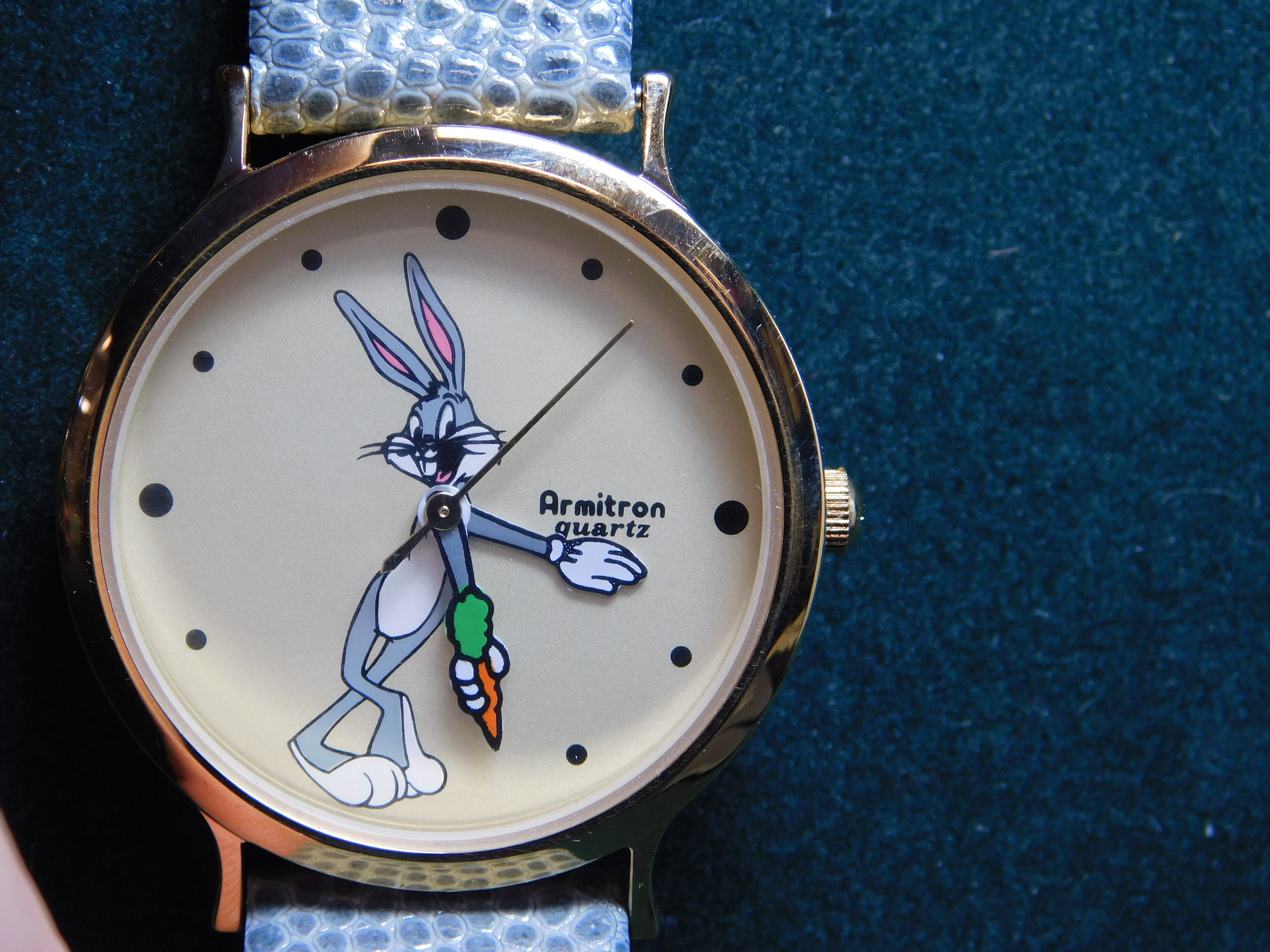 1989 Warner Bros. Armitron Looney Tunes Bugs Bunny Watch Etsy