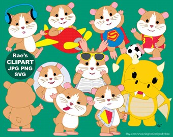 Hammy Hamsters digital clipart set