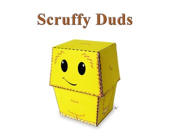 Scruffy Duds Don-Me Dress-up Doll Paper Toy Model Kit