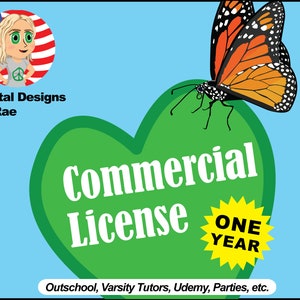 Commercial Use License: Outschool, Etc.